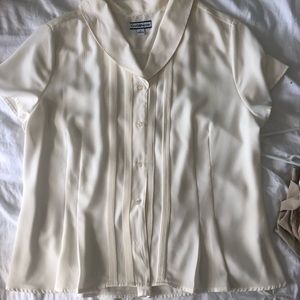 Classic ivory blouse